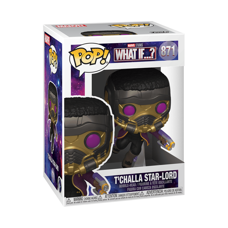 Funko POP! Marvel: What If? - T'Challa Star-Lord Vinyl Figure