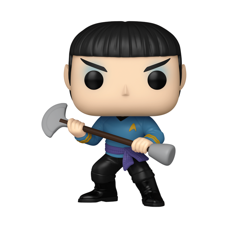 Cargue la imagen en el visor de la galería, Funko POP! TV: Star Trek - Spock with Vulcan lirpa Vinyl Figure
