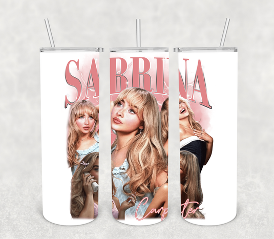 Sabrina Carpenter - Portraits Stainless Steel 20oz Tumbler