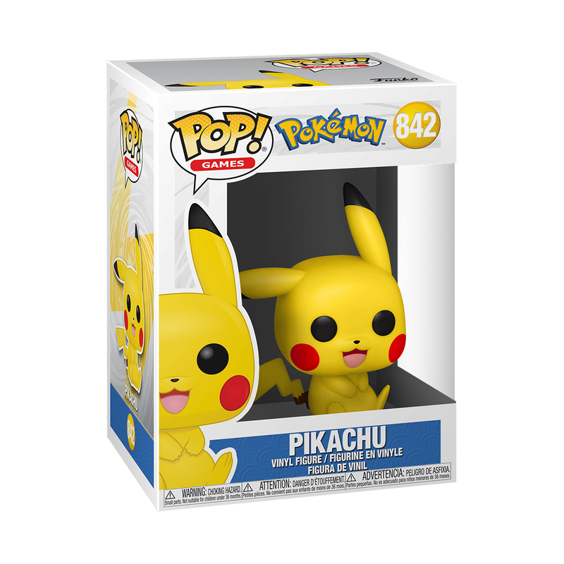 ¡Funko POP! Juegos: Pokemon - Pikachu (Sentado)
