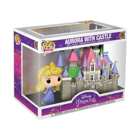 Funko Pop! Town Disney: Princess - Aurora with Castle Vinyl Figure