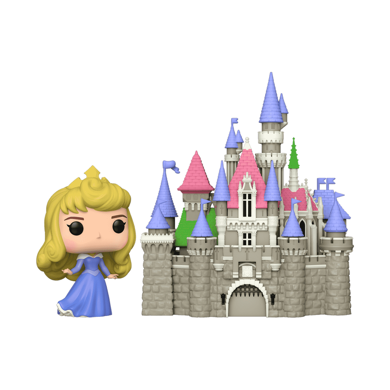 Chargez l&#39;image dans la visionneuse de la galerie, Funko Pop! Town Disney: Princess - Aurora with Castle Vinyl Figure
