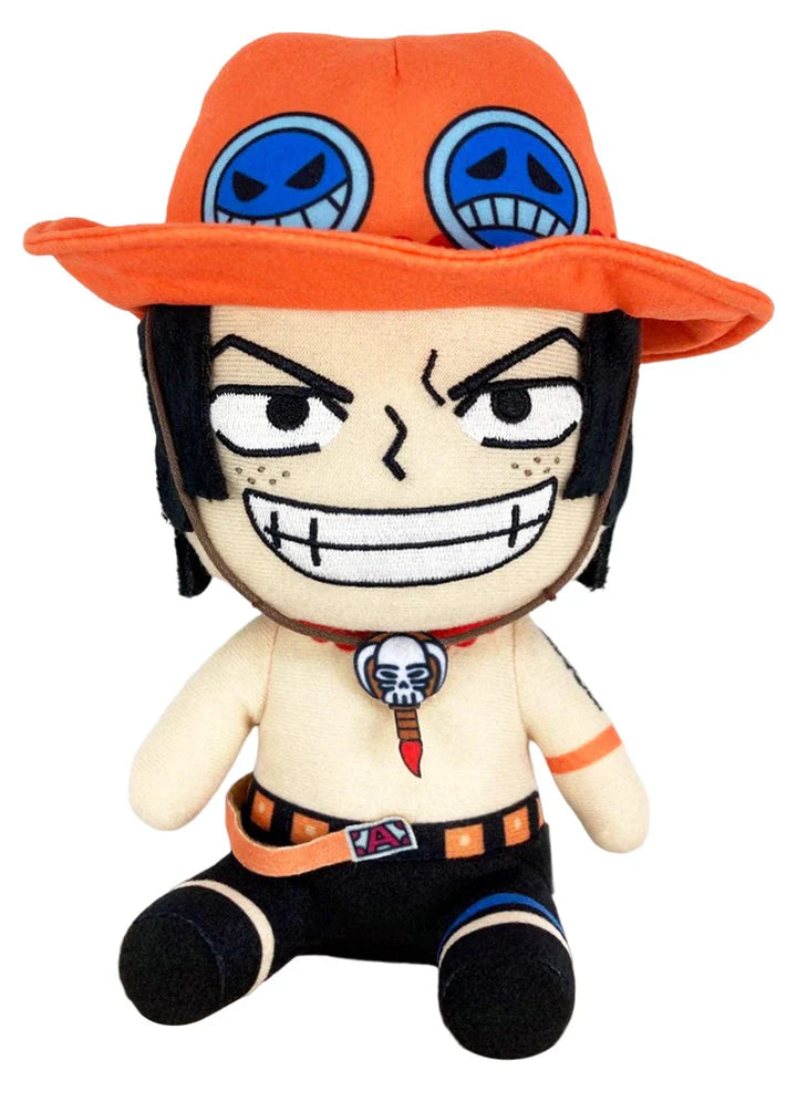 Load image into Gallery viewer, One Piece - Portgas D. Ace Sitting Pose 7&#39;&#39; Plush
