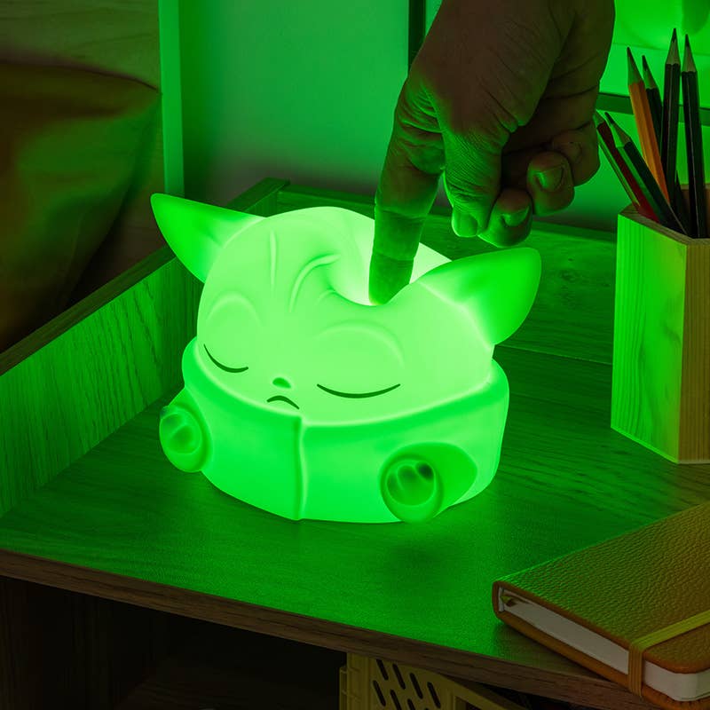 Load image into Gallery viewer, Paladone Star Wars - Grogu SquishyGlo Silicone Light Rechargeable
