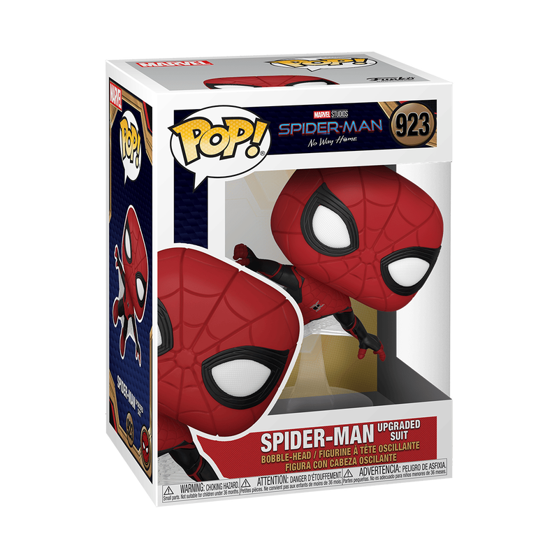 Cargue la imagen en el visor de la galería, ¡Funko Pop! Figura de vinilo con traje mejorado de Spider-Man: No Way Home
