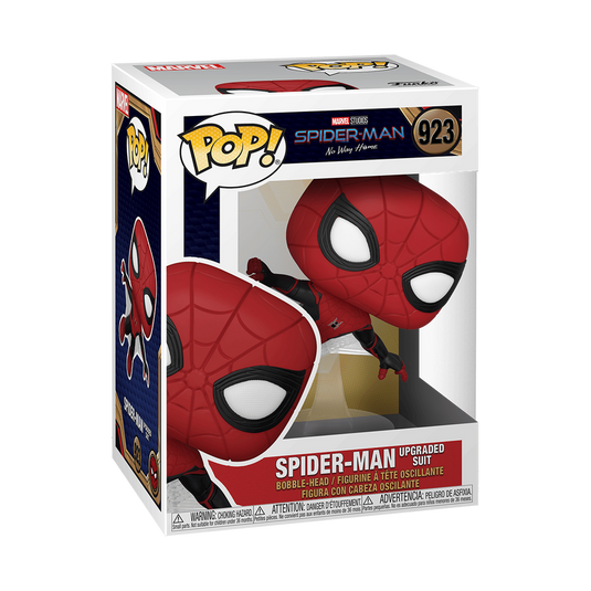 ¡Funko Pop! Figura de vinilo con traje mejorado de Spider-Man: No Way Home