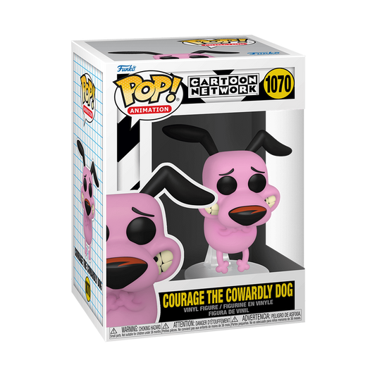 Funko POP! Animation Cartoon Network - Courage the Cowardly Dog Vinyl Figure