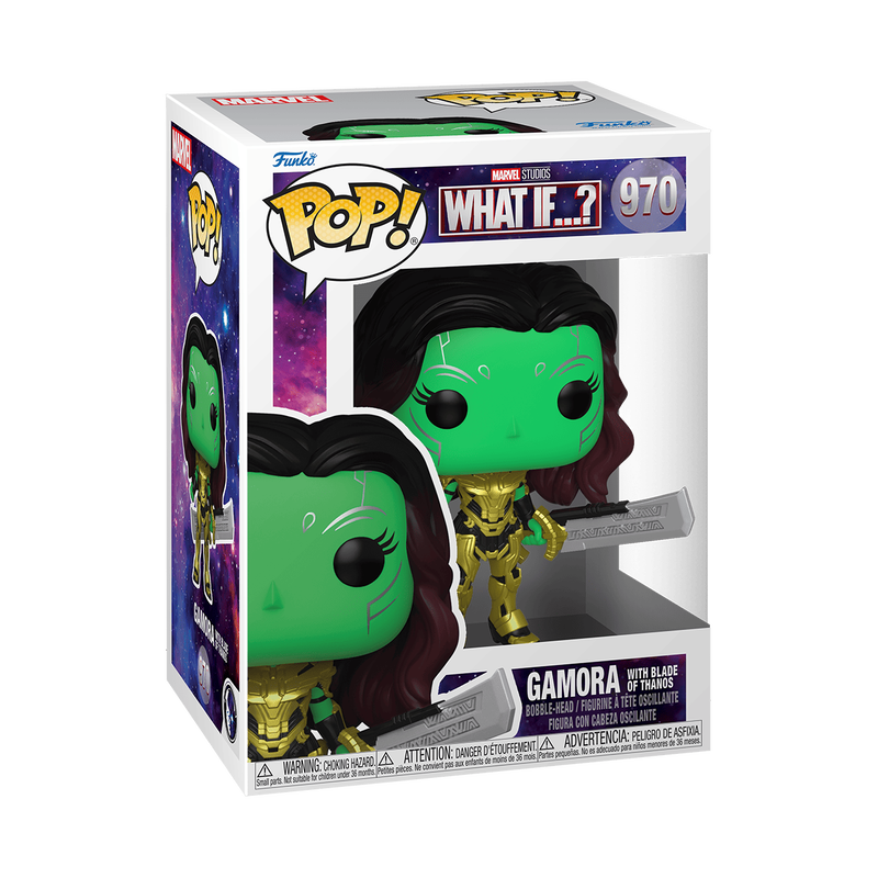 Cargue la imagen en el visor de la galería, Funko POP! Marvel: What If? - Gamora With Blade Of Thanos Vinyl Figure
