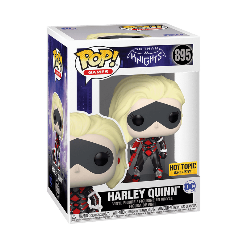 Chargez l&#39;image dans la visionneuse de la galerie, Funko POP! Games Gotham Knights Harley Quinn Exclusive Vinyl Figure T+
