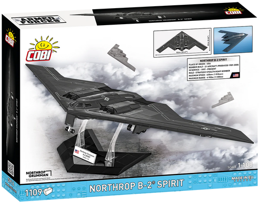 Cobi Armed Forces - Northrop B-2 Spirit Stealth Bomber Brick Toy
