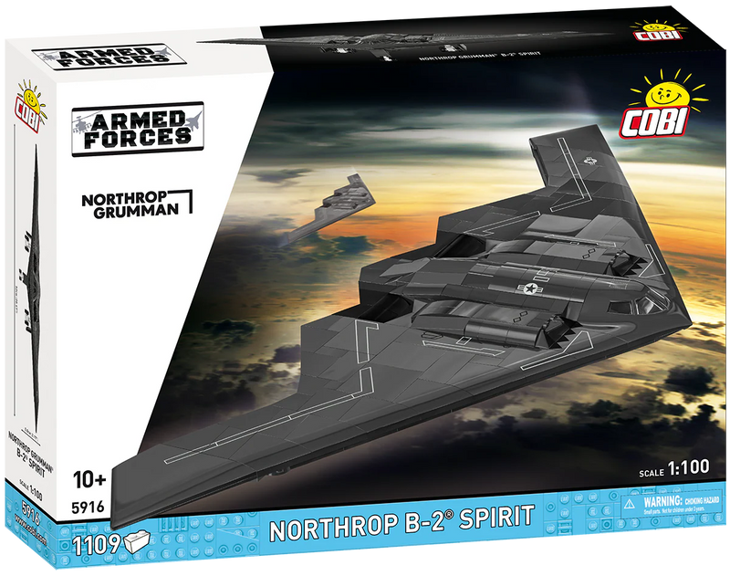 Load image into Gallery viewer, Cobi Armed Forces - Northrop B-2 Spirit Stealth Bomber Brick Toy
