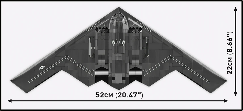 Load image into Gallery viewer, Cobi Armed Forces - Northrop B-2 Spirit Stealth Bomber Brick Toy
