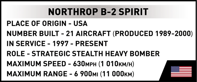 Load image into Gallery viewer, Cobi Armed Forces - Northrop B-2 Spirit Stealth Bomber Brick Toy
