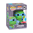 Funko POP! Art Series: Teenage Mutant Ninja Turtles - Leonardo with Case Vinyl Figure