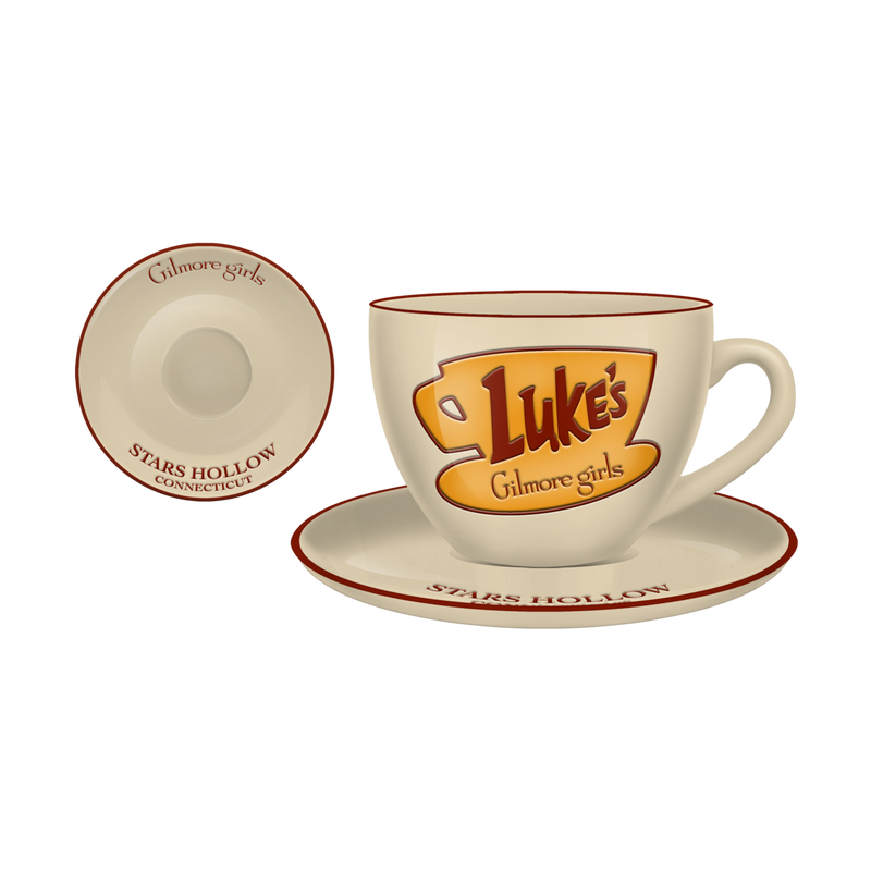 Load image into Gallery viewer, Gilmore Girls Lukes Logo 22oz Oversized Ceramic Teacup
