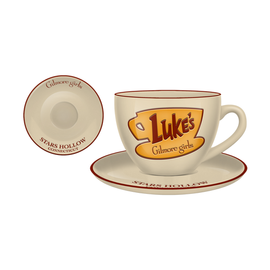 Gilmore Girls Lukes Logo 22oz Oversized Ceramic Teacup