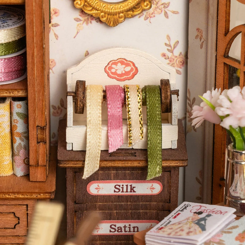 Load image into Gallery viewer, Robotime Rolife - Elsa's Tailoring DIY Miniature House Figure
