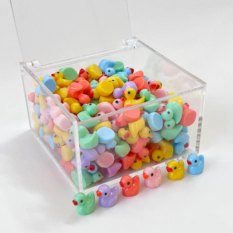 Cargue la imagen en el visor de la galería, BCmini Little Colorful Ducks Miniature Figurines
