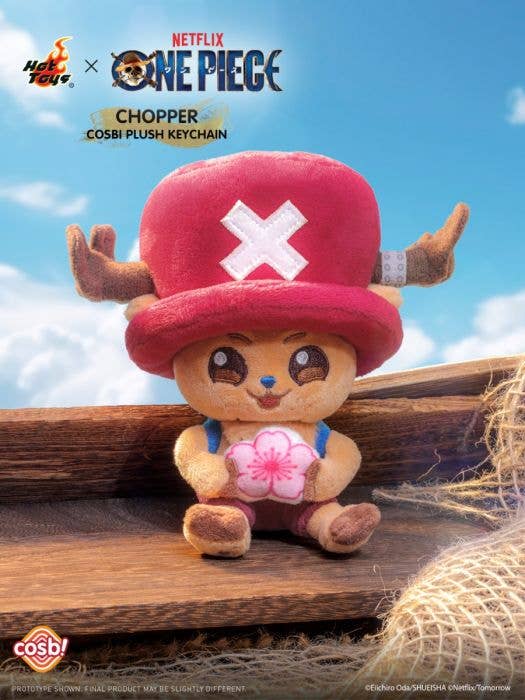 Load image into Gallery viewer, Hot Toys Cosbi One Piece Chopper 1Pc Plush Keychain
