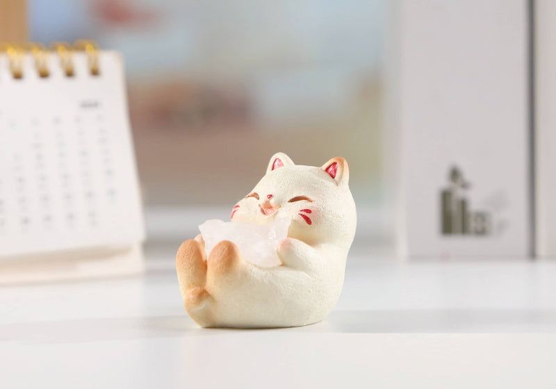 Cargue la imagen en el visor de la galería, BCmini Maneki Lucky Cat Crystal Blind Box
