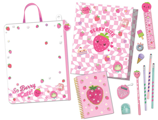 Hot Focus Strawberry - So Berry Cute Variety Fun Pack Journal