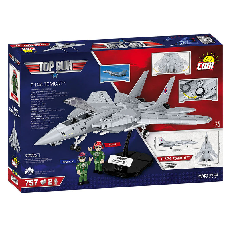 Load image into Gallery viewer, Cobi Armed Forces Top Gun - F-14A Tomcat Fighter Brick Toy
