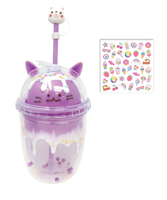 Hot Focus Boba - Hydration Water Bottle