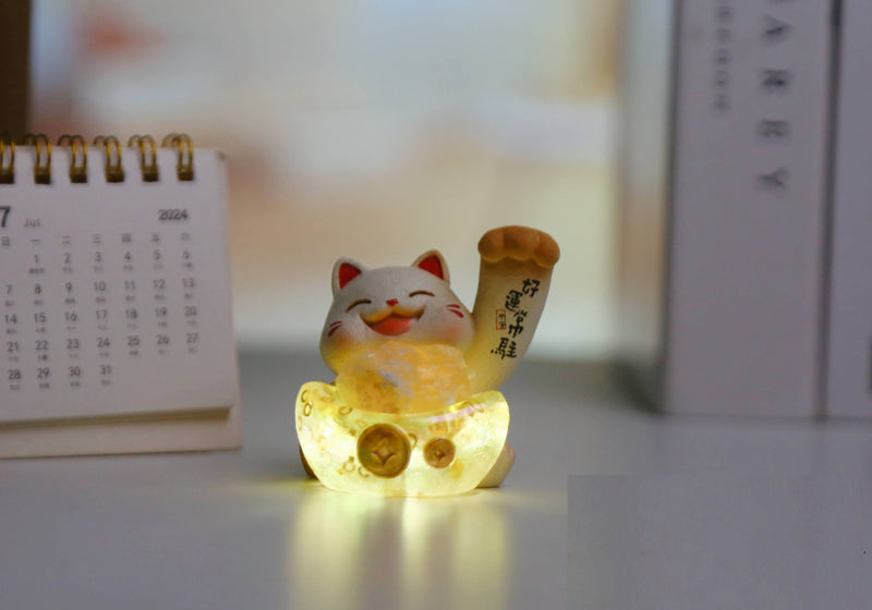 Cargue la imagen en el visor de la galería, BCmini Maneki Lucky Cat Crystal Blind Box
