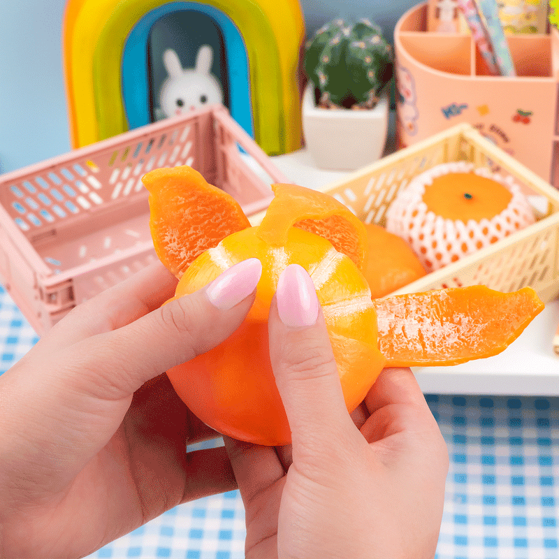 Load image into Gallery viewer, Tangerine Cutie Peeling Fidget Sensory Toy
