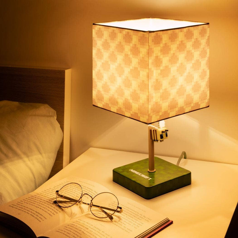 Load image into Gallery viewer, Minecraft Honeycomb Bee Table Lamp
