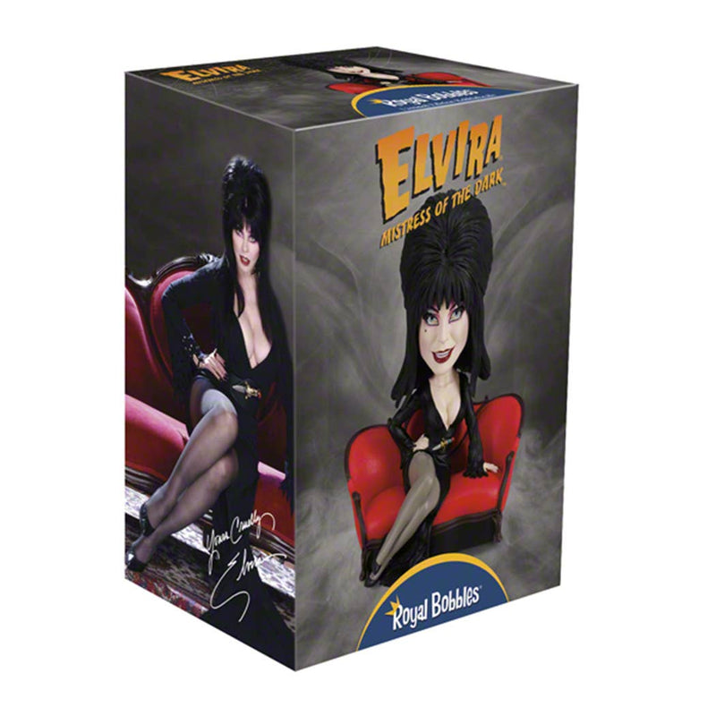 Load image into Gallery viewer, Royal Bobbles Elvira Lounge Bobblehead
