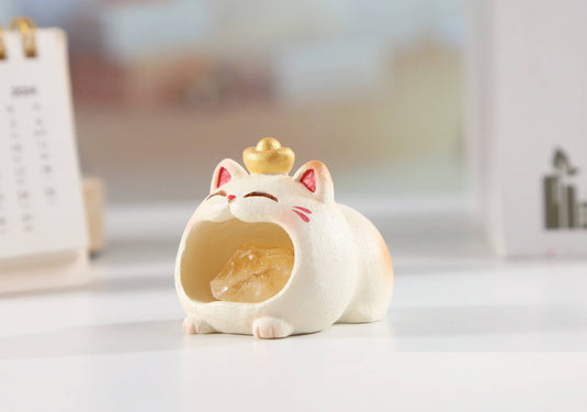 BCmini Maneki Lucky Cat Crystal Blind Box