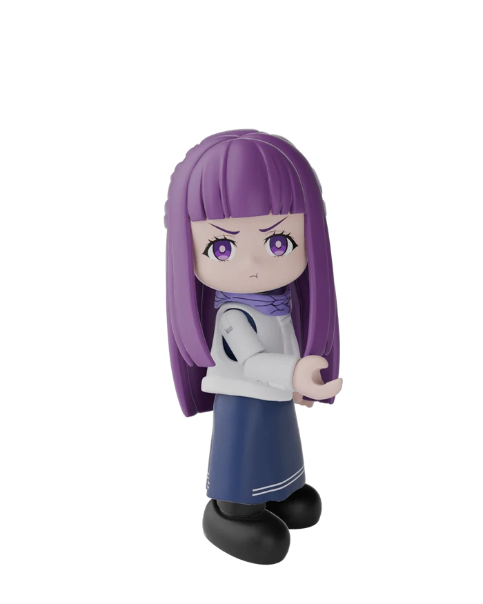 Cargue la imagen en el visor de la galería, Puremind x Frieren - Flexi Figs Magical Journey Vinyl 1pc Mystery Box Figure
