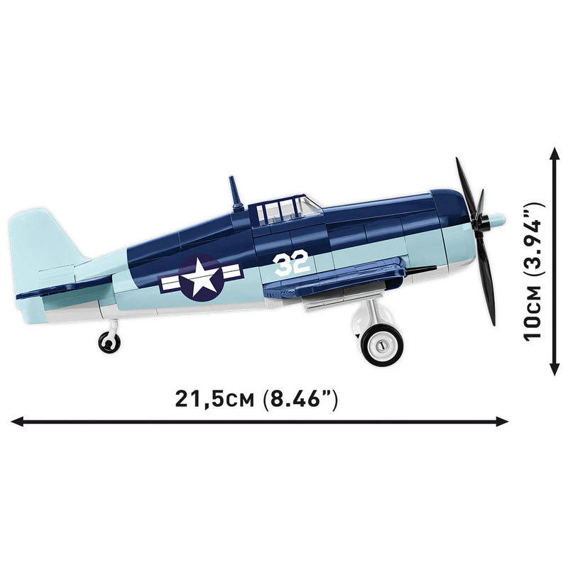 Chargez l'image dans la visionneuse de la galerie, Cobi Historical Collection World War II - Grumman F6F Hellcat Fighter Brick Toy
