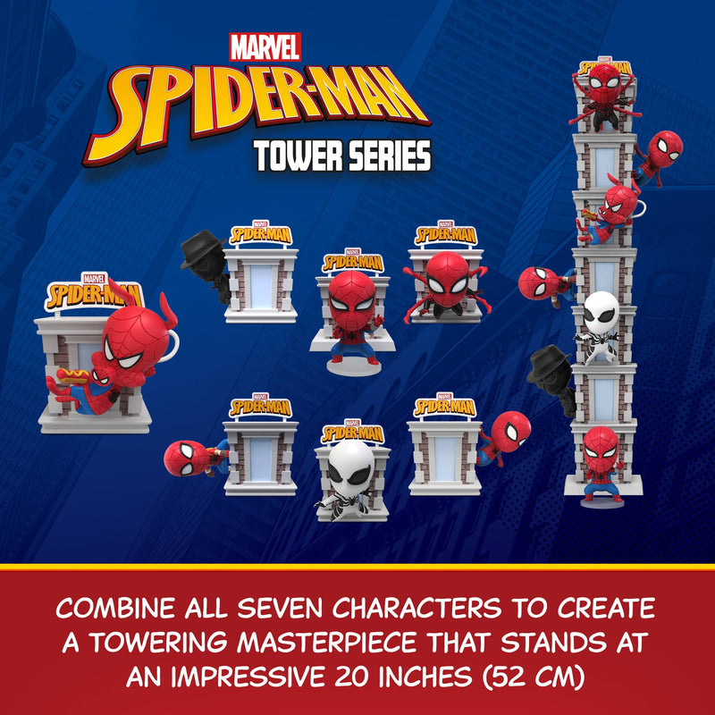 Load image into Gallery viewer, Toys Matter Inc. Marvel Spider-Man Tower Series Hero Box - Single Random Blind Box
