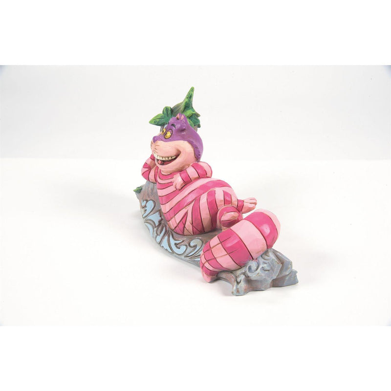 Cargue la imagen en el visor de la galería, Enesco Disney: Cheshire - Cat on Tree Figurine by Jim Shore

