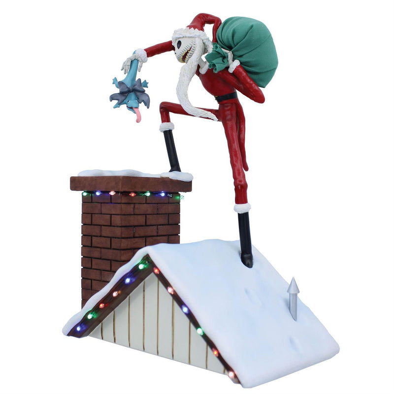 Cargue la imagen en el visor de la galería, Enesco Disney Showcase: The Nightmare Before Christmas - Santa Jack with lights Figure
