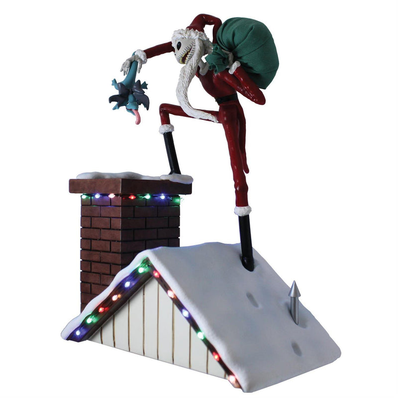 Cargue la imagen en el visor de la galería, Enesco Disney Showcase: The Nightmare Before Christmas - Santa Jack with lights Figure
