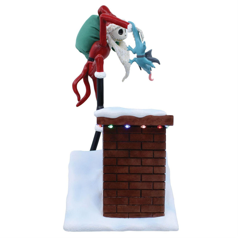 Cargue la imagen en el visor de la galería, Enesco Disney Showcase: The Nightmare Before Christmas - Santa Jack with lights Figure
