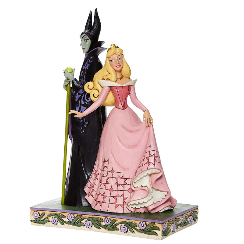 Cargue la imagen en el visor de la galería, Disney Traditions - Aurora &amp; Maleficent Figurine
