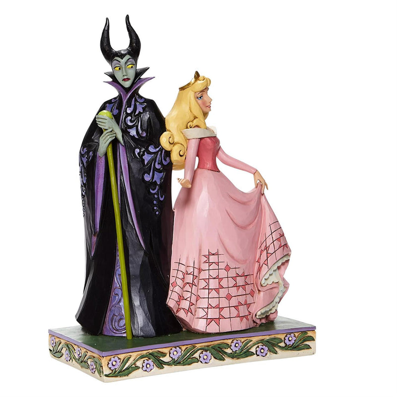 Cargue la imagen en el visor de la galería, Disney Traditions - Aurora &amp; Maleficent Figurine
