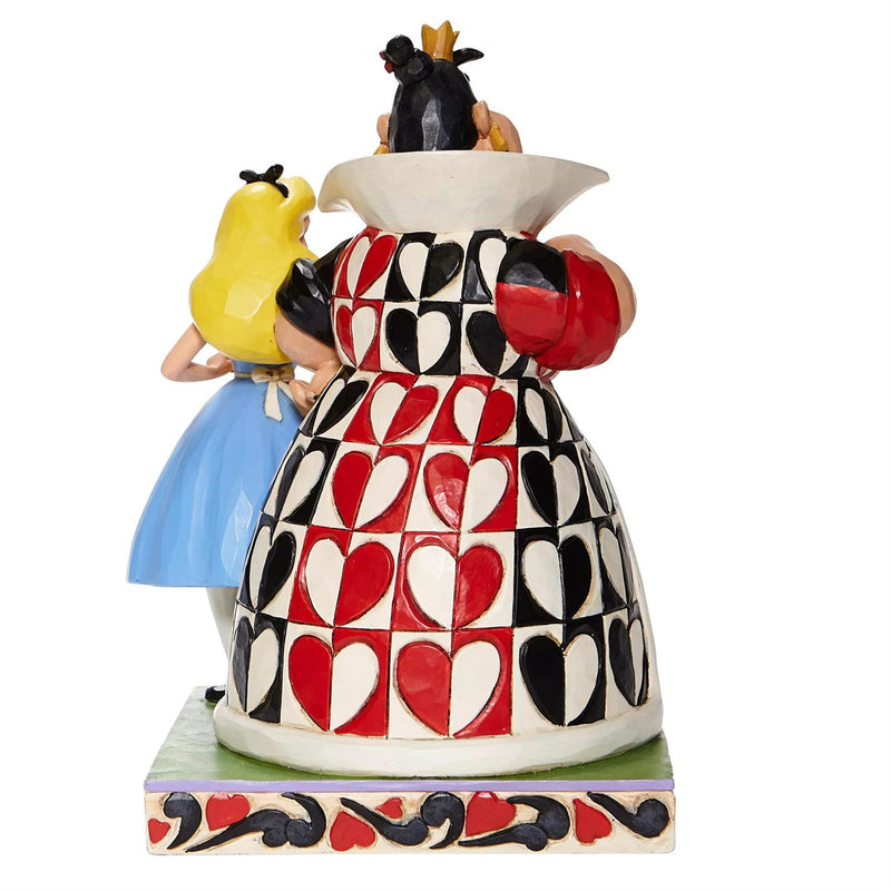 Load image into Gallery viewer, Disney Traditions:  Alice in Wonderland - Alice &amp; Queen of Hearts Figure
