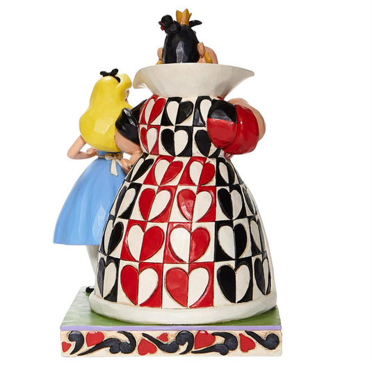 Disney Traditions:  Alice in Wonderland - Alice & Queen of Hearts Figure