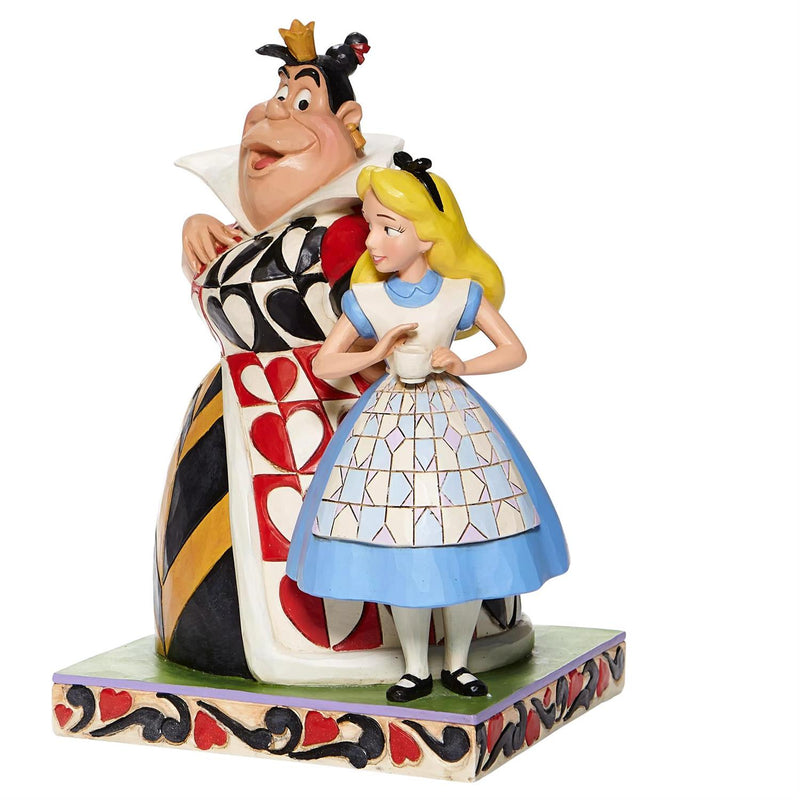 Load image into Gallery viewer, Disney Traditions:  Alice in Wonderland - Alice &amp; Queen of Hearts Figure
