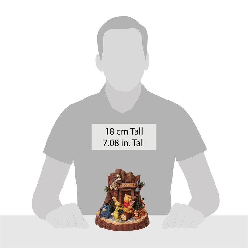 Load image into Gallery viewer, Disney Traditions - Winnie The Pooh Carved by Heart Figure
