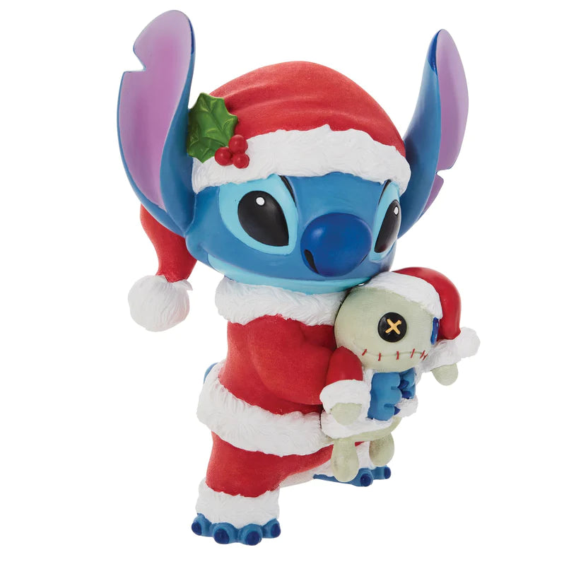 Disney : Lilo &amp; Stitch – Père Noël Stitch avec figurine Scrump