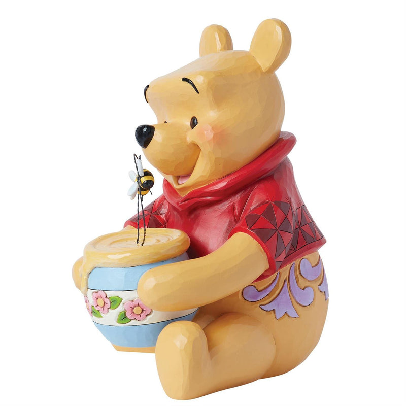 Chargez l&#39;image dans la visionneuse de la galerie, Enesco: Disney - Winnie the Pooh - Pooh with Honey Pot Figure
