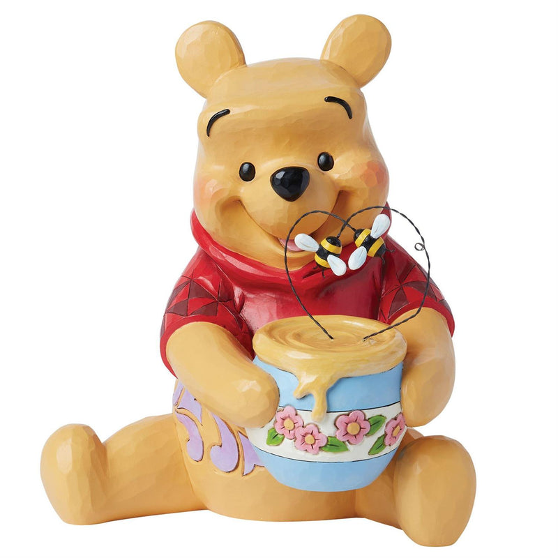 Chargez l&#39;image dans la visionneuse de la galerie, Enesco: Disney - Winnie the Pooh - Pooh with Honey Pot Figure
