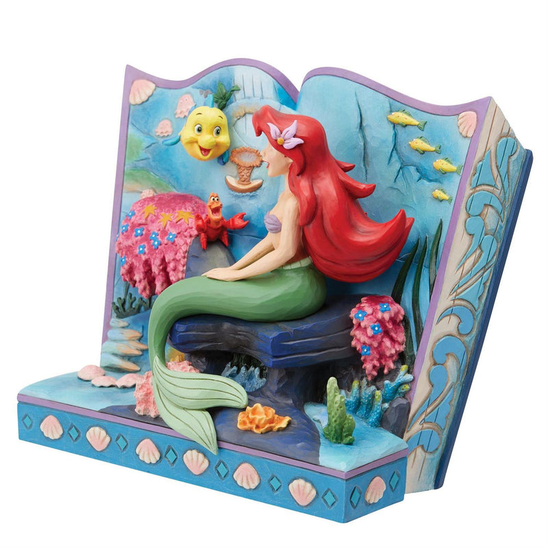 Cargue la imagen en el visor de la galería, Disney Traditions: The Little Mermaid - Storybook Figure
