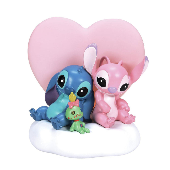 Enesco Disney Showcase: Lilo & Stitch - Stitch, Angel & Scrump Light Figure